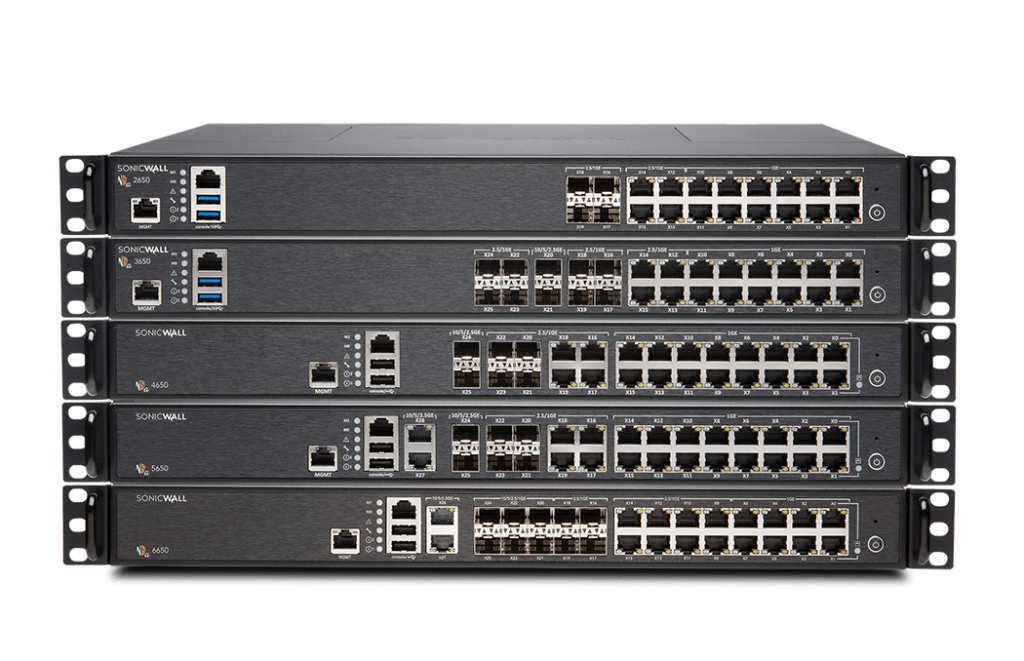SonicWall NSa 2650-6650 Firewall Support