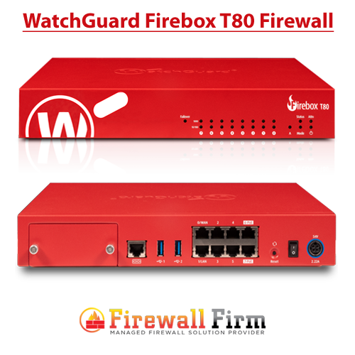 WatchGuard Firebox T80  With 1 Year Standard Support -License