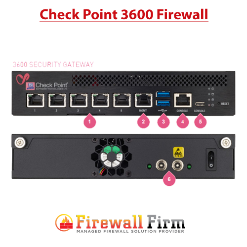 CHECK POINT QUANTUM 3600 Firewall CHECK POINT QUANTUM 3600 Firewall
