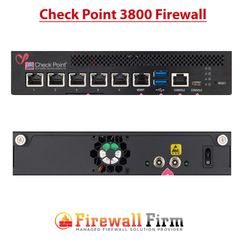 CHECK POINT QUANTUM 3800 Firewall CHECK POINT QUANTUM 3800 Firewall