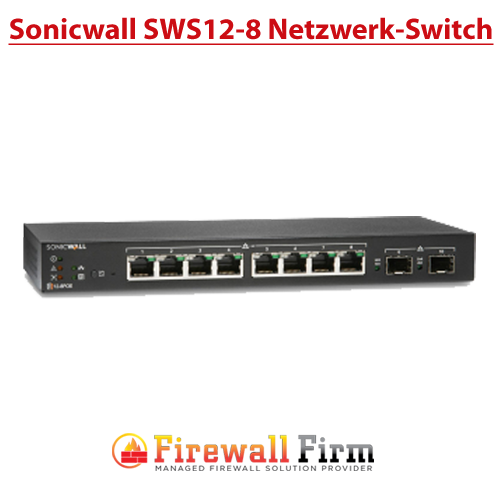 Sonicwall SWS12-8 Netzwerk-Switch Sonicwall SWS12-8 Netzwerk-Switch