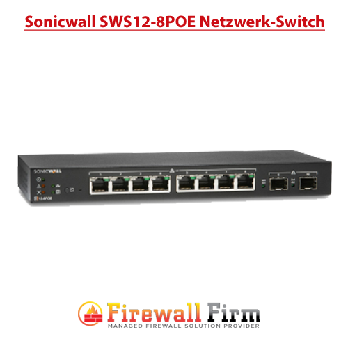 Sonicwall SWS12-8POE Netzwerk-Switch Sonicwall SWS12-8POE Netzwerk-Switch